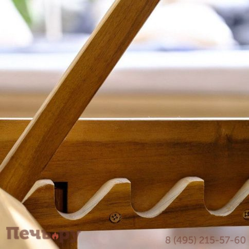 Лежак Brafritid Booka натуральный, акация фото 11