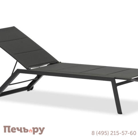 Лежак Brafritid Visby антрацит, алюминий/текстилен фото 2