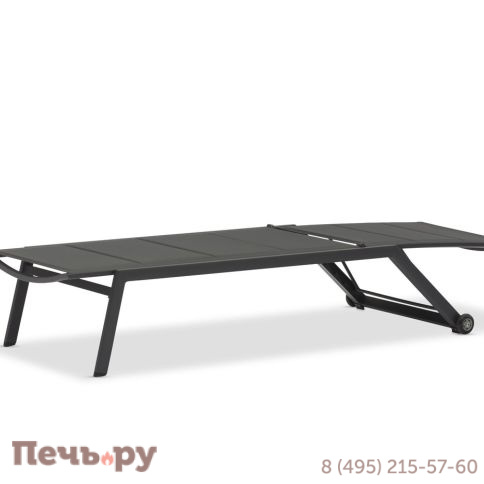 Лежак Brafritid Visby антрацит, алюминий/текстилен фото 6