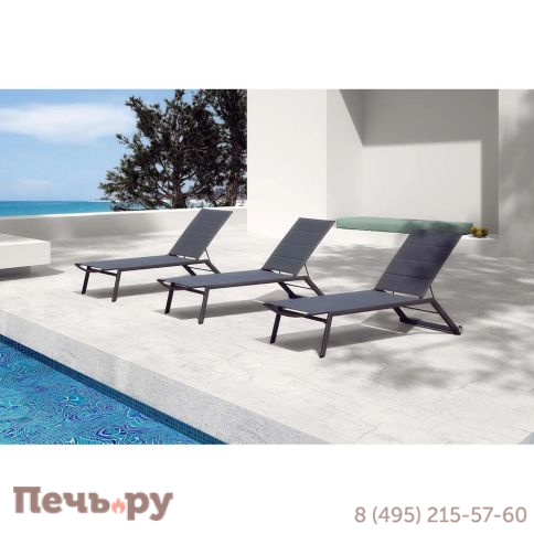 Лежак Brafritid Visby антрацит, алюминий/текстилен фото 9