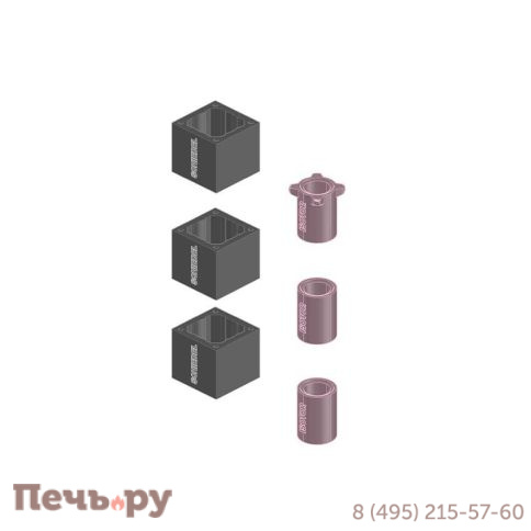 Комплект 1 м Schiedel Isotor без вентканала фото 4