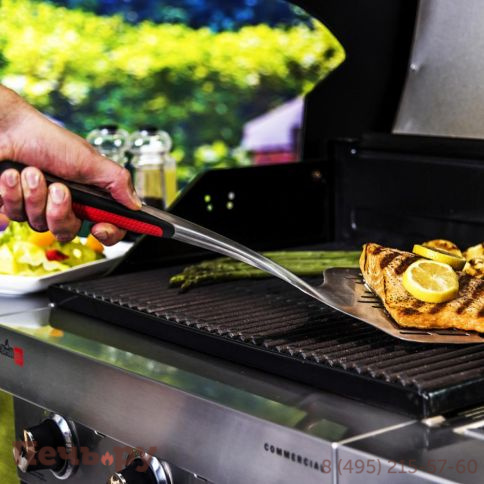 Лопатка для гриля Char-Broil XL широкая, стальная фото 2