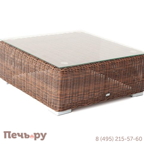 Лунго 4SiS журнальный столик плетеный, цвет коричневый фото 3