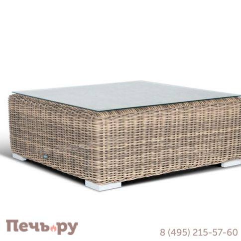 Лунго 4SiS журнальный столик плетеный, цвет соломенный фото 10