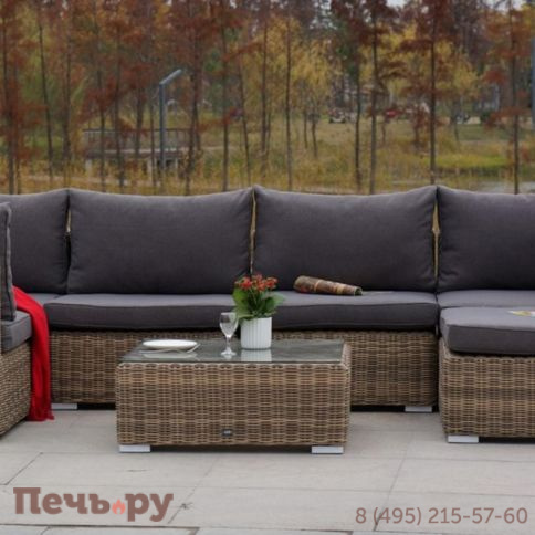 Лунго 4SiS журнальный столик плетеный, цвет соломенный фото 8