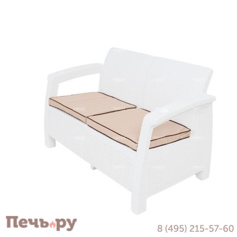 Мебель Tweet Диван 2-х местный, белый фото