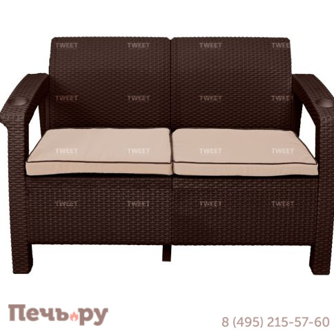 Мебель Tweet Диван 2-х местный, венге фото 2