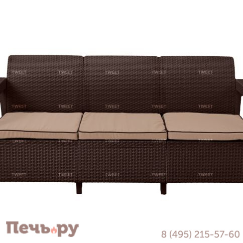 Мебель Tweet Диван 3-х местный, венге фото 2