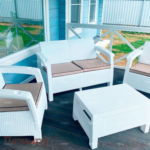 Мебель Tweet Кресло, белый фото 7