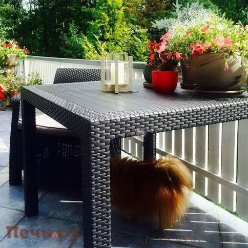 Стол обеденный Gardeck Tweet Kvatro 940*940мм, венге фото 4