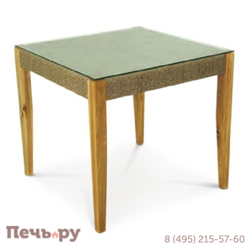 Стол Gardeck Mokka Bali  квадратный деревянный фото