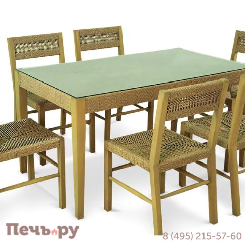 Стол обеденный Gardeck Mokka Bali деревянный фото 2