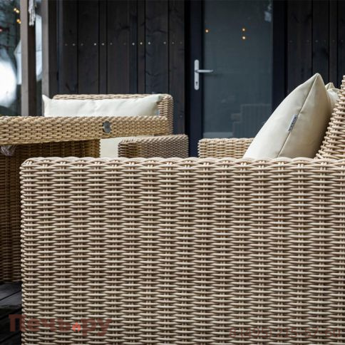 Диван Gardeck Mokka Bella 2-х местный, соломенный фото 3