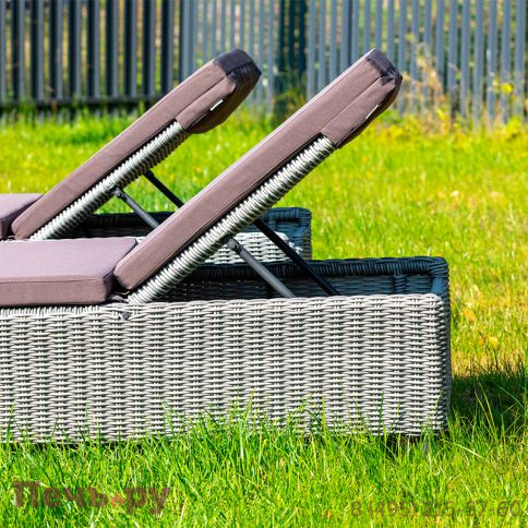 Шезлонг Gardeck Mokka Bella, цвет серый фото 3