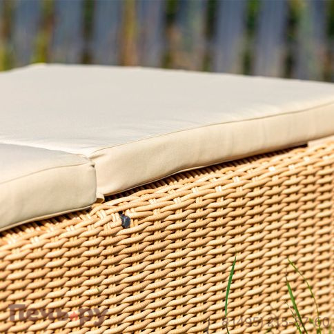 Шезлонг Gardeck Mokka Bella, цвет соломенный фото 3