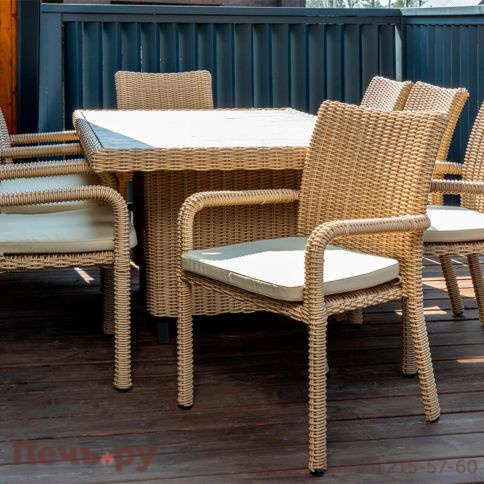 Стул Gardeck Mokka Bella, цвет соломенный фото 2