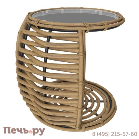 Боковой столик Gardeck Mokka Majorca, цвет соломенный фото