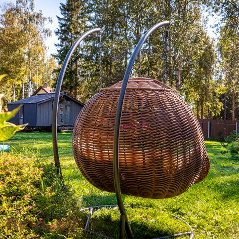 Подвесное кресло двухместное Gardeck Mokka Majorca, цвет капучино фото 3