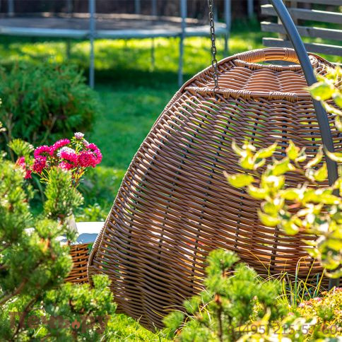 Подвесное кресло двухместное Gardeck Mokka Majorca, цвет капучино фото 4