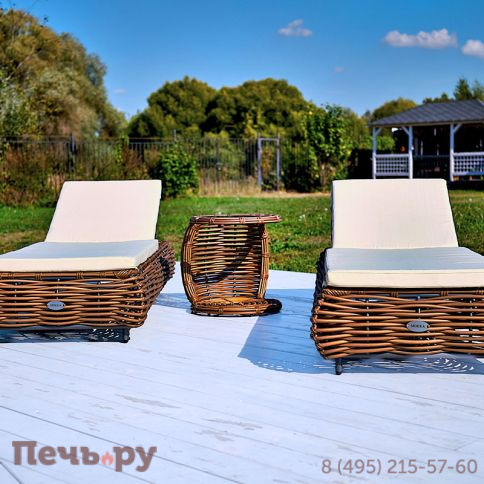 Шезлонг Gardeck Mokka Majorca, цвет капучино фото 8