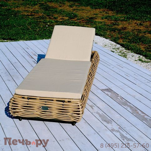 Шезлонг Gardeck Mokka Majorca, цвет соломенный фото 3