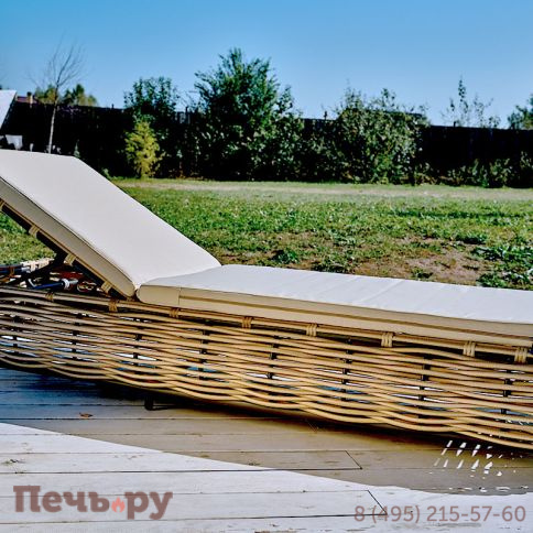 Шезлонг Gardeck Mokka Majorca, цвет соломенный фото 4