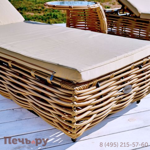 Шезлонг Gardeck Mokka Majorca, цвет соломенный фото 5