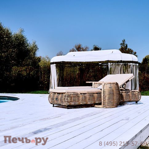 Шезлонг Gardeck Mokka Majorca, цвет соломенный фото 9