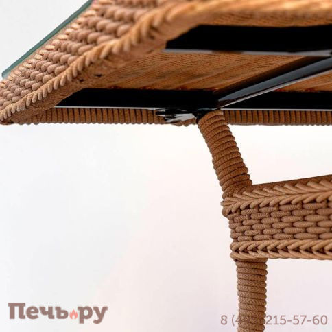 Стол обеденный Gardeck Mokka Villa Rosa прямоугольный фото 4