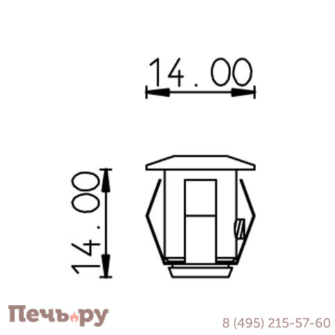 Набор насадок Cariitti CR-03 6 штук, золото фото 2