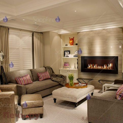 Настенный биокамин SappFire Mercury Stemalit 1500 фото 2