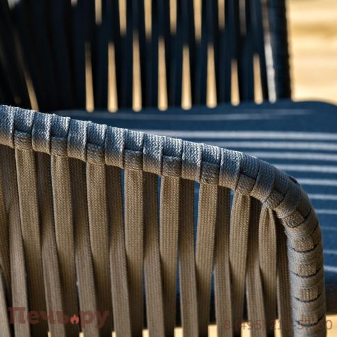 Обеденная группа 4SiS Каффе Дабл на 4 персоны, цвет серый гранит фото 8