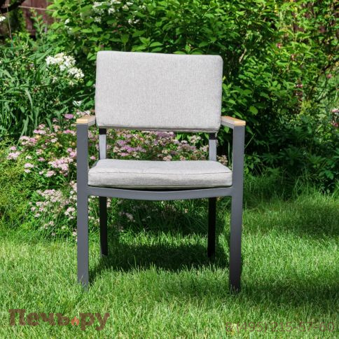 Обеденное кресло Royal Family Oscar с подлокотниками из поливуда фото 2