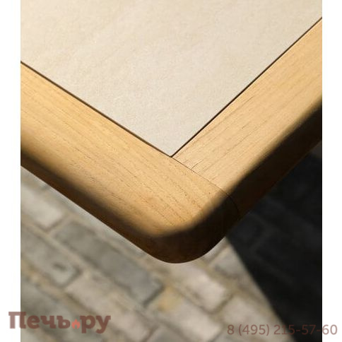 Обеденный комплект Brafritid Avesta серый,стеклокерамика/тик фото 10