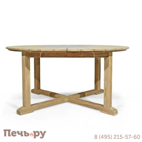 Обеденный комплект Brafritid Circus-Lerum 6R натуральный, тик фото 10