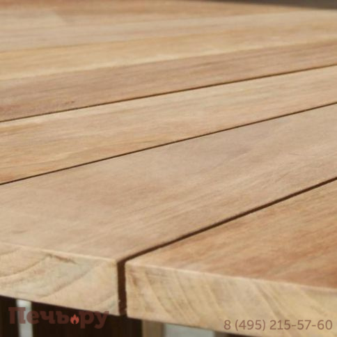 Обеденный комплект Brafritid Circus-Ontario 160 бежевый/натуральный, тик/искусственный ротанг фото 6