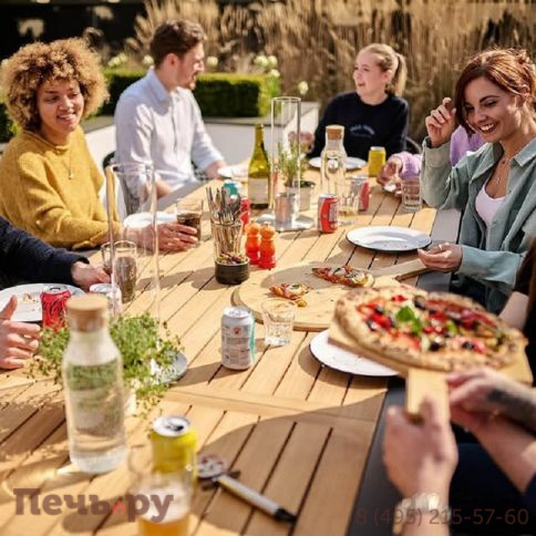 Обеденный комплект Brafritid Nora-Avesta натуральный, черный фото 6