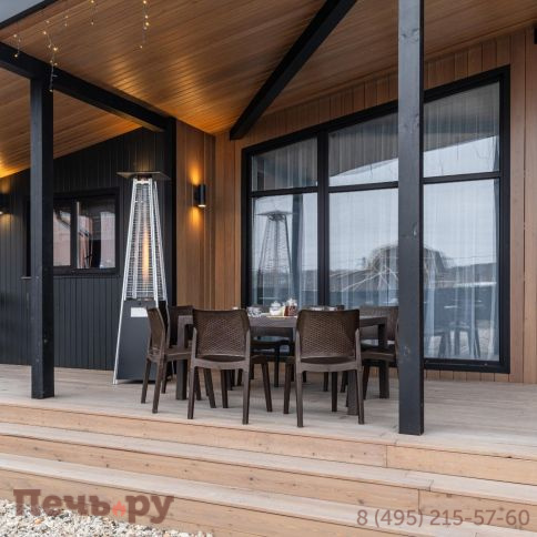 Обеденный комплект JULY L коричневый фото 3