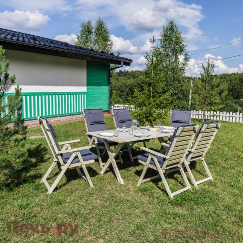 Обеденный комплект Royal Family CAMILLA белого цвета фото 2