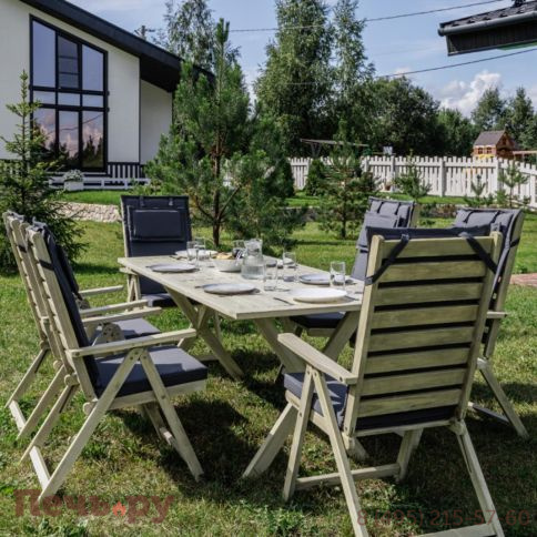 Обеденный комплект Royal Family CAMILLA белого цвета фото