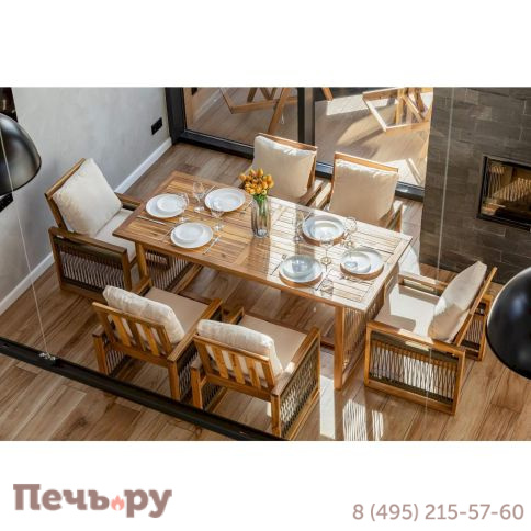 Обеденный комплект Royal Family GRAND MICHELLE оливковый фото