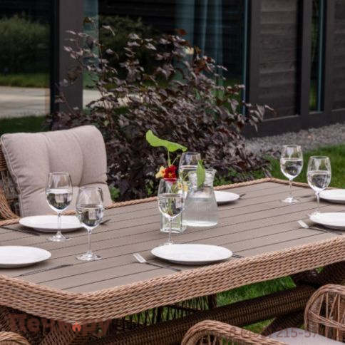 Обеденный комплект Royal Family Isabella из искусственного ротанга фото 3