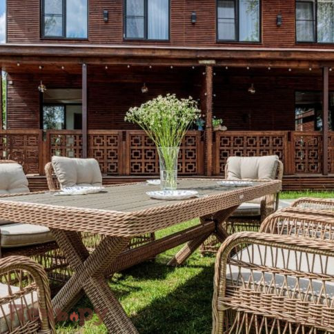 Обеденный комплект Royal Family Isabella из искусственного ротанга фото 9