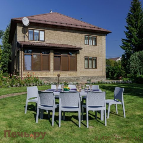 Обеденный комплект Royal Family JULY L светло-серый фото 4