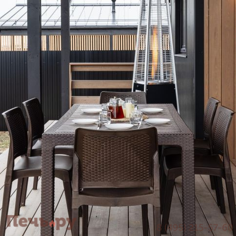 Обеденный комплект Royal Family JULY M коричневый фото 4