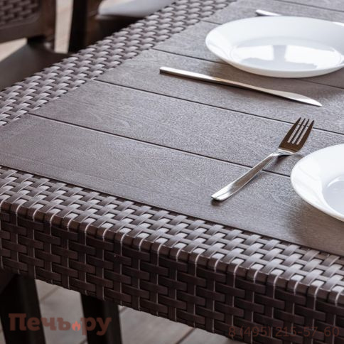 Обеденный комплект Royal Family JULY S коричневый фото 7