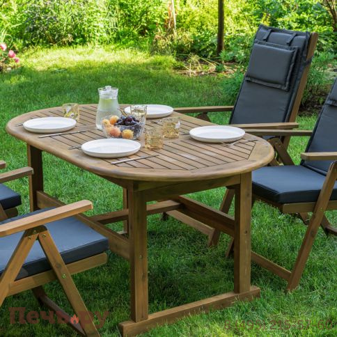 Обеденный комплект Royal Family KIMBERLY на 4 персоны (овальный стол) фото 2