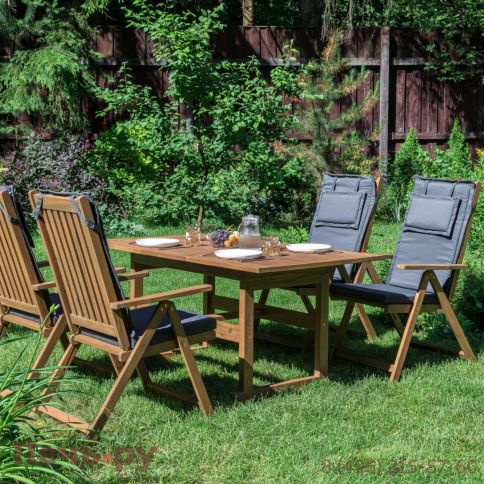 Обеденный комплект Royal Family KIMBERLY на 4 персоны(прямоугольный стол) фото 3