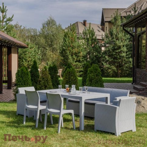 Обеденный комплект Royal Family LANA DINING M светло-серый фото 2