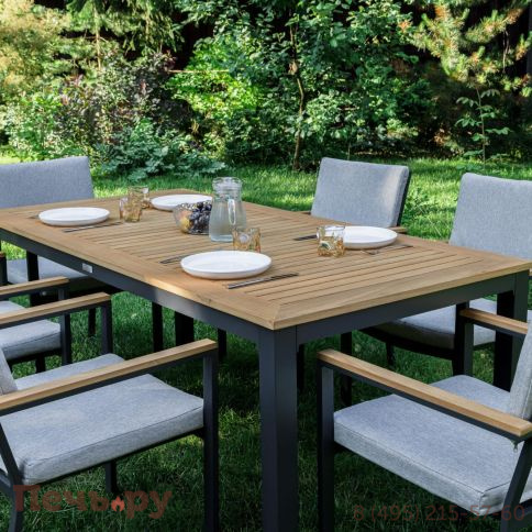 Обеденный комплект Royal Family Oscar со столешницей из тика фото 4